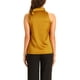 thumbnail image 3 of INSPIRAR CHIC Blusas de Trabajo Sin Mangas de Satén para Mujeres con Lazo en el Cuello Color Sólido M Amarillo, 3 of 6