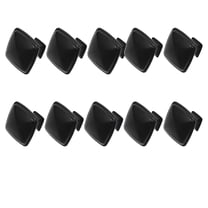 unbranded 10 Pcs Door Handle Pulls Knob Polished Kitchen Cabinets Black Dresser