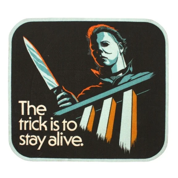 Creepy Co. Halloween Trick is to Stay Alive Rug Michael Myers 38x34 Horror Movie Film Carpenter