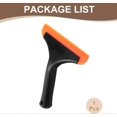 thumbnail image 2 of Squeegee 15.2 cm in length, car water blade, shower squeegee with nonslip grip for windshield, window cleaner, glass door, black., 2 of 5