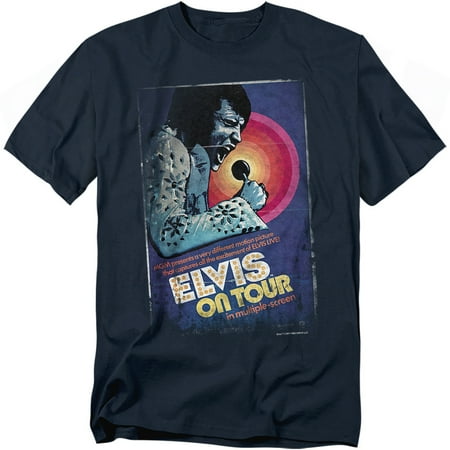 Elvis Presley T-Shirt On Tour Poster Unisex Graphic Tee For Men & Women