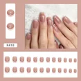 thumbnail image 1 of Heallor-esmalte de uñas de Gel Floral, 24 piezas, rojo vino, manicura permanente, usable, uso repetido, 1 of 5