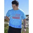 thumbnail image 2 of Land Of The Free Banner Tie Dye Cyclone Men -Image by Shutterstock, Male XX-Large, 2 of 4