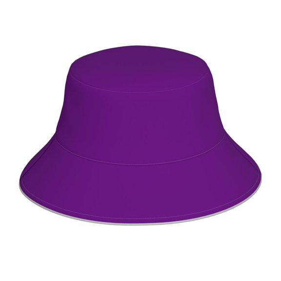 Balery Purple Bucket Hats Fashion Sun Cap Packable Outdoor Fisherman Hat For Women And Men
