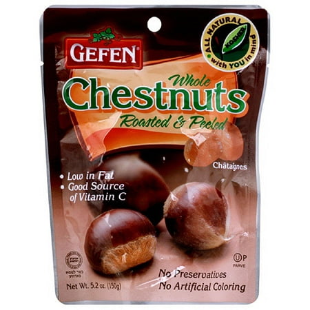 Gefen Roasted Whole Passover Chestnuts (Pack of (Best Way To Eat Roasted Chestnuts)