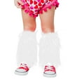 thumbnail image 1 of Diconna Girl's Faux Fur Leg Warmers Solid Color Soft Cozy Fuzzy Boot Cuff Cover Party Costumes, 1 of 8