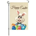 thumbnail image 2 of Easter Garden Sign 12x18 Inch Spring Garden Outdoor Sign Personalized Easter Decorations Double Sided Easter Yard Decoration Gift, 2 of 6