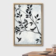 thumbnail image 2 of wall26 Framed Canvas Print Wall Art Tree &amp; Bird Silhouettes with Blue Grunge Background Floral Nature Illustrations Modern Art Rustic Dramatic for Living Room, Bedroom, Office - 24"x36", 2 of 5