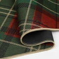 thumbnail image 5 of 2 Piece Christmas Plaid Kitchen Rug Sets - Waterproof, Non-Slip, Low-Profile Doormats and Mats for Kitchens and Home Decor, 5 of 6