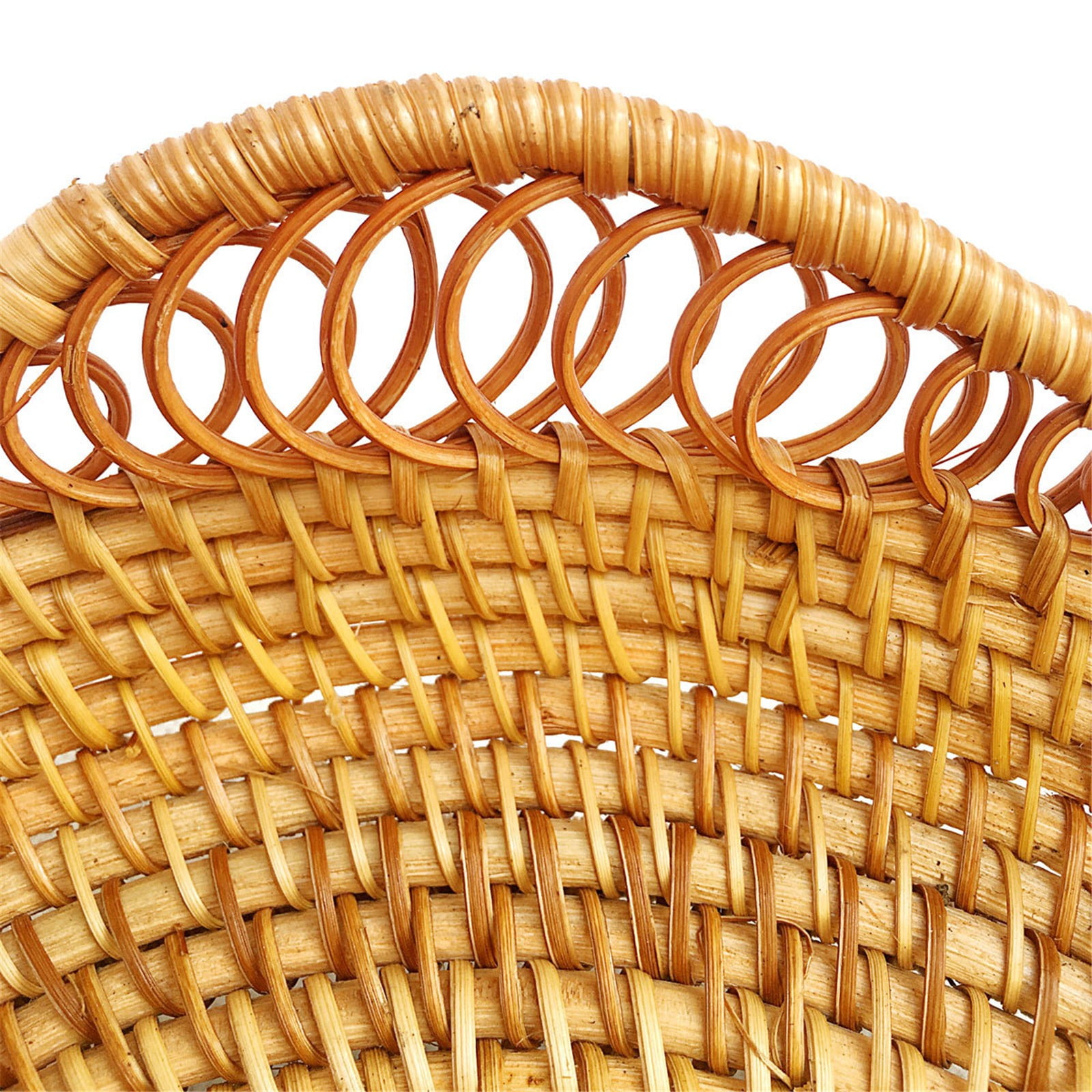 Clearance! Binkne Fruit Basket; Fruit Plate; 1*Fruit Basket; Fruit Baskets Wicker Storage Bowls Natural Woven Serving Basket Bowls Decorative Baskets for Kitchen Counter Organizing; Fruit Plate