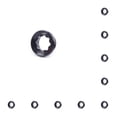thumbnail image 3 of Sonducket G-20 de riesgo, pernos de soporte inferior, cubierta de bielas de rueda de cadena, tapa de tazas de ciclismo, tornillo de fijación de Negro Cubierta de manivela 10Conjunto, 3 of 6
