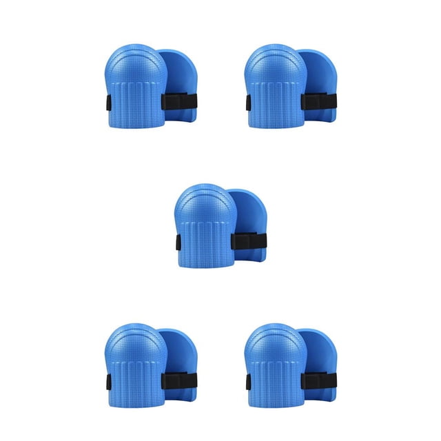 Toystoory 1 par de almohadillas de protección para las rodillas, azulejo de suelo, de trabajo para jardinería, suelo, techo, correa a Azul 5piezas