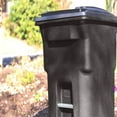thumbnail image 3 of Toter Trash Can Brownstone with Wheels and Lid, 64 Gallon, 3 of 7