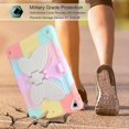 thumbnail image 4 of for iPad 9th 8th 7th Generation Case with Kickstand Butterfly Wings Pencil Holder, iPad 10.2 Case Heavy Duty Hard Rugged Protective Cover Kids Girls f, 4 of 4