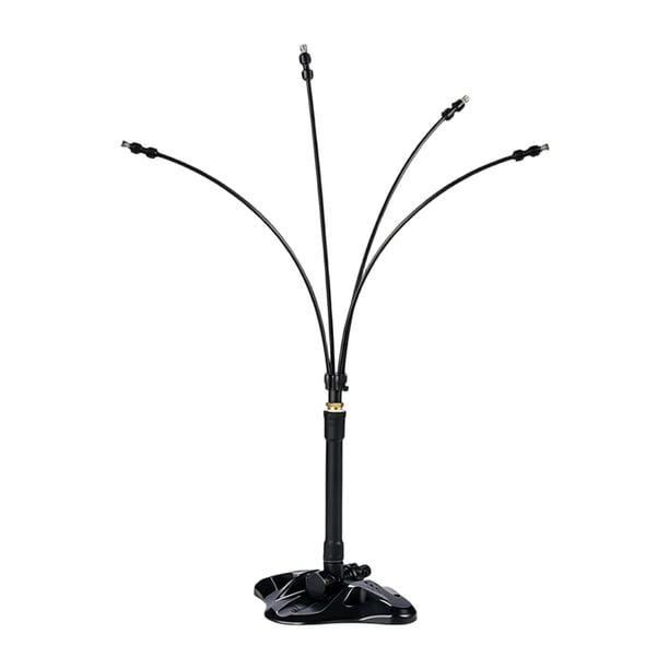 Rociador pie para jardín, rociador agua para exteriores, patio, fiestas, porche, barbacoa, piscina, ajustable, accesorios para patio trasero y 1 varilla de extensión