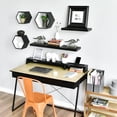 thumbnail image 3 of WELLAND 36 Inch Simons Wood Modern Floating Shelf Wall Mounted Display Shelves, 36"L x 7 3/4"D x 1 1/4"T, Black, 3 of 3