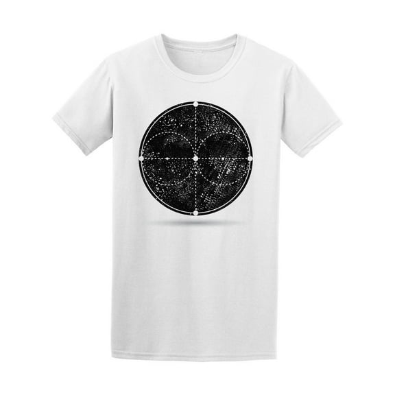 Sacred Geomety Geometric Shape T-Shirt Men -Image by Shutterstock, Male Large