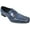 Blue, variant on Men's Dress Shoes Fashion Elastic Slip On Buckle Formal Casual Loafers