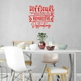 thumbnail image 1 of VWAQ Difficult Roads Often Lead to Beautiful Destinations Inspirational Wall Decal Motivational Home Decor, 1 of 1