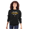 thumbnail image 3 of US Army Logo My Son Hero Soldier Sweatshirt for Men or Women Brisco Brands S, 3 of 6