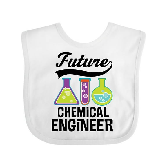 Inktastic Future Chemical Engineer Boys or Girls Baby Bib