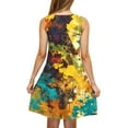 thumbnail image 4 of Sleeveless Floral Sundress for Women Summer Casual Swing Dress A Line Lightweight Tank Dress, 4 of 4