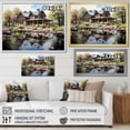 thumbnail image 4 of Designart "A Serene Retreat Amongst Hotels and Lodges V" Architecture Floater Framed Wall Art Living Room, 4 of 7