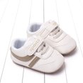 thumbnail image 2 of Staki Boys' Sneakers Breathable Canvas Toddler Shoes for Boys - Non-Slip Sole(Gold,6 Big Kid), 2 of 8