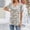 Silver, variant on Womens T Shirts, Women's Round Neck Floral Top for Women - Loose Short Sleeve T Shirt in Solid Color Everyday Silver L