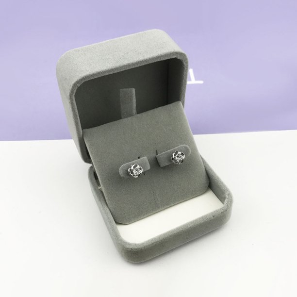 Joyeros para mujer, joyeros y organizadores. Nueva caja de terciopelo para presentación de joyas, anillos, collares y pulseras. Estuches para guardar joyas.