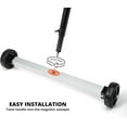 thumbnail image 5 of NEIKO 53414A 17-Inch Mini Magnetic Sweeper, Rolling Magnetic Sweeper with Wheels, Adjustable Handle, Lightweight Magnet to Pick Up Nails, 10-Pound Capacity, Nail Finder, 5 of 7