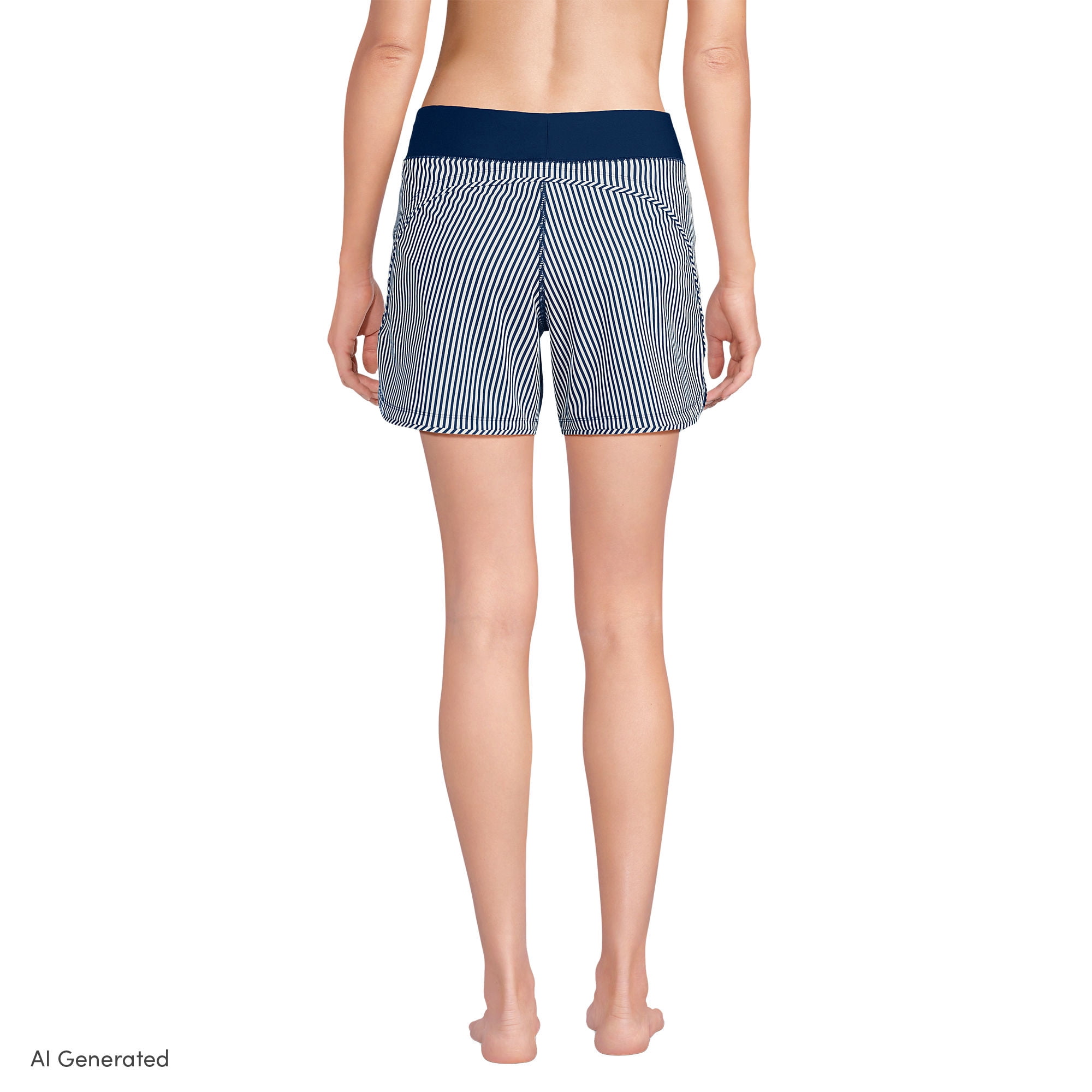 Lands' End Women's SunShade UPF 50 5" Board Shorts with Panty