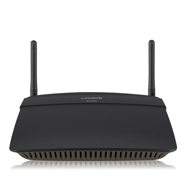 Enrutador Linksys EA6100 AC1200 Negro con Puertos Gigabit y Aplicación Smart Wi-Fi de Banda Dual
