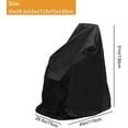 thumbnail image 2 of NOGIS Wheelchair Cover Electric Wheelchair Cover with Drawstring Waterproof Oxford Prevent Rain Wind Dust Sun UV 45.3"L x 29.5"W x 51.2"H Black, 2 of 7