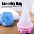 thumbnail image 3 of 4 Pcs Sac Filtrant Anti-Peluches pour Laveuse, Réutilisable, Flottant, Attrape-Poils d'Animaux pour Lessive, Sac en Maille pour Laveuse (Bleu, Rose), 3 of 8