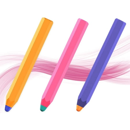 Stylus Pen for Kids, Fun Crayon Stylus for Touch Screen for Apple iPad Pro/Mini/Air/iPhone/Galaxy Note/Android and All Devices, Stylus for Writing, Drawing and Gaming