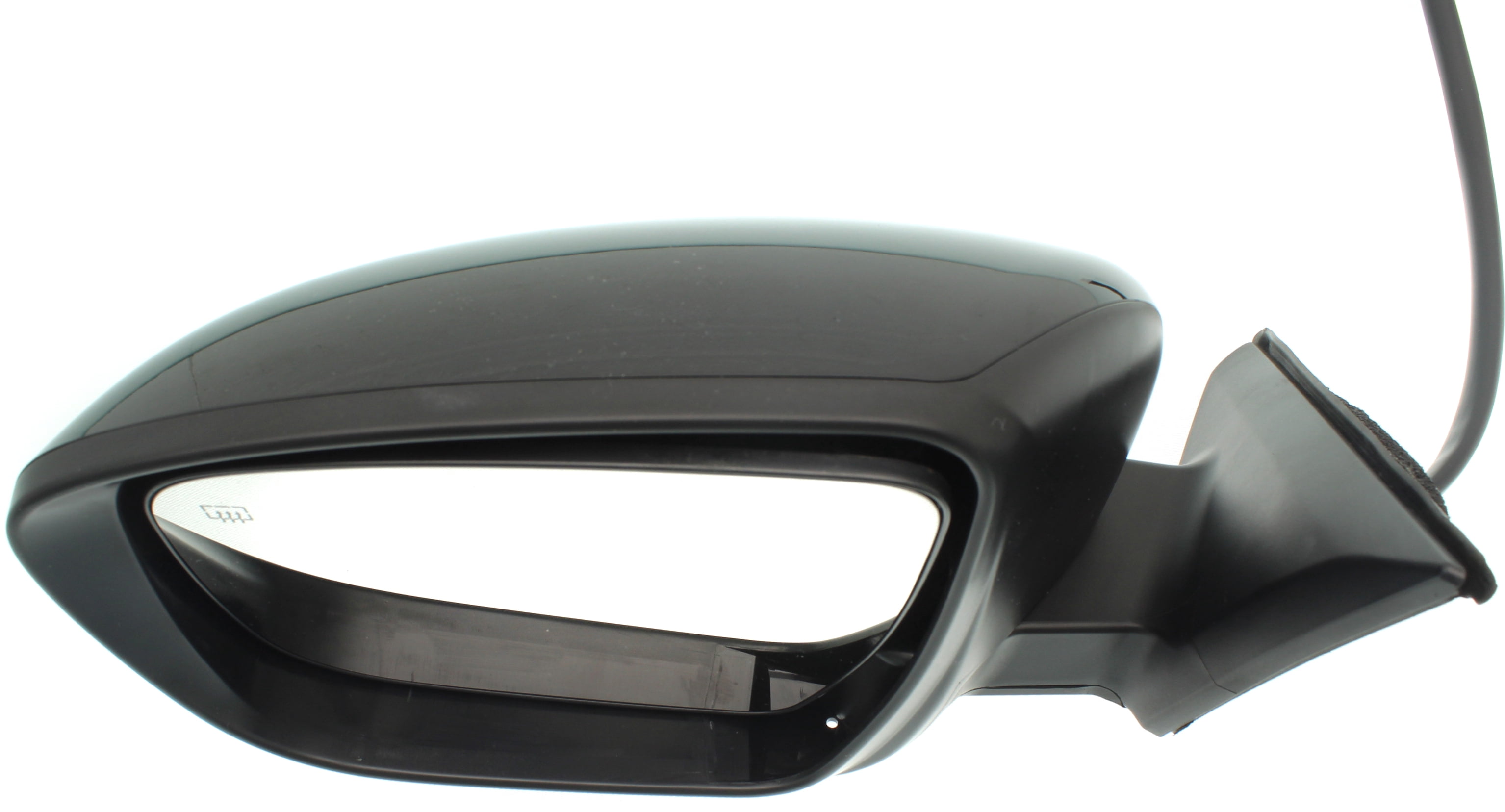 Mirror Compatible With 2014-2016 Nissan Rogue Left Driver Side Heated Auto-Dimming In-housing Signal Light Paintable Kool-Vue