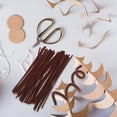 thumbnail image 1 of IDEANATEGRATE 200Ud Bastones De Chenilla Café Para Manualidades Con Flexible Y Portátil, 1 of 6