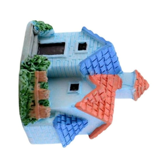 Pawsdot Mini Garden Decorations Mini House Ornament Plastic Random Color Micro Landscape Decoration 1Set