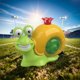 thumbnail image 4 of Juguete Béisbol Con Aspersor Adecuado para Juegos Infantiles Al Aire Libre Juegos Acuáticos Verano 2 en 1 Béisbol Con Aspersor Giratorio 360 ​​​​° (B) Juego Béisbol Caracol + Aspersor Giratorio, 4 of 9