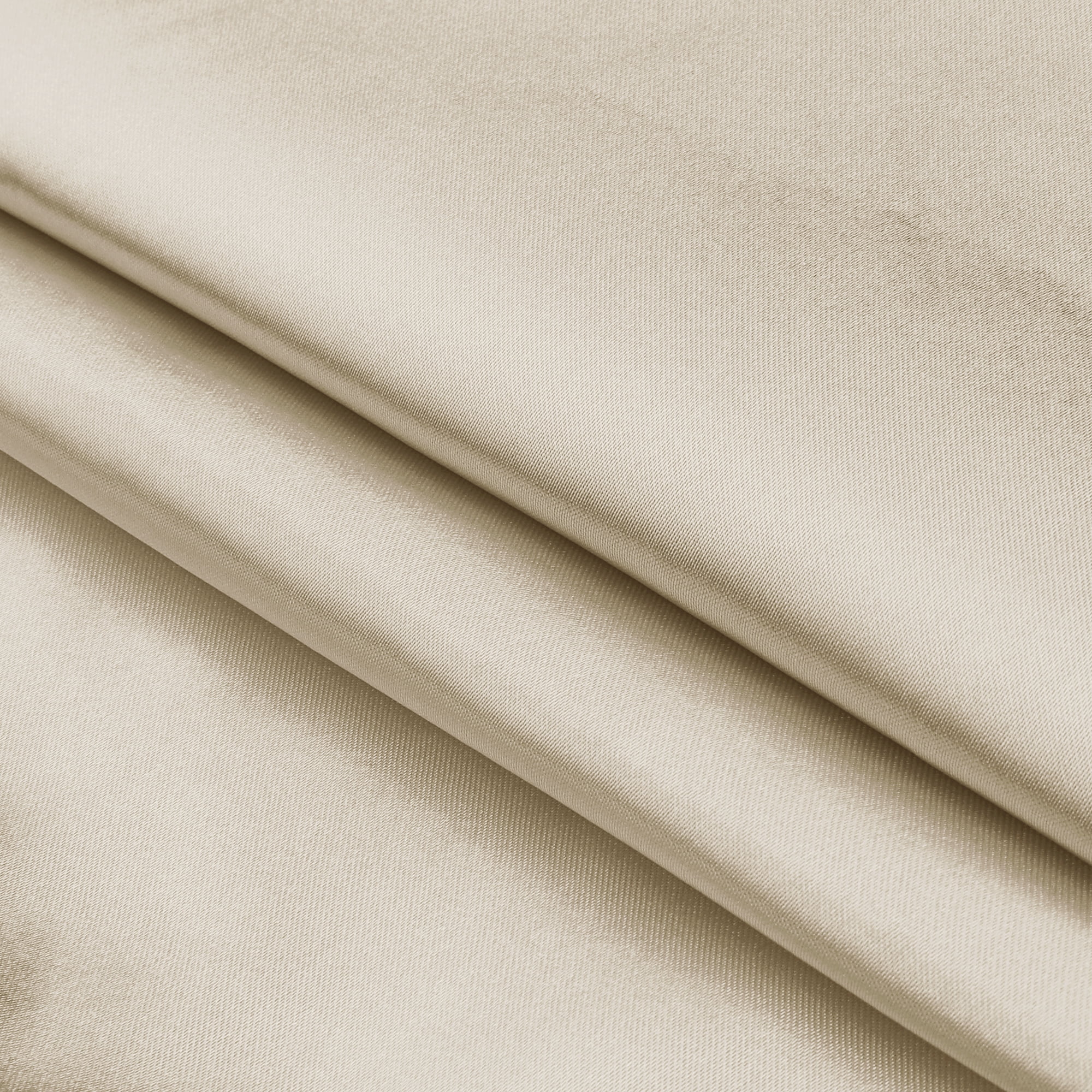 Unique Bargains Envelope Closure Breathable and Soft Satin Pillowcase (2 Count) Light Tan Standard