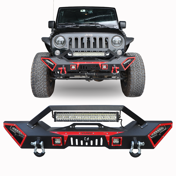 Jeep Wrangler Front Bumper Lights