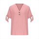 thumbnail image 3 of Camisola de Color Sólido de Ajuste Suelto de Algodón de las Mujeres sin Mangas, Casual Cuello Redondo Superior, 3 of 6