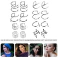 thumbnail image 3 of FOMIYES 8Pares Clips Para Oreja De Aleación De Cobre Para Y, 3 of 6