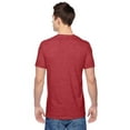 thumbnail image 2 of The Fruit of the Loom Adult Sofspun Jersey Crew T-Shirt - BRICK HEATHER - 2XL, 2 of 2