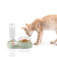 thumbnail image 5 of Anti-Tip Pet Bowl - Automatic Water Feeder Food Dish for Cats Dogs (Green), 5 of 6