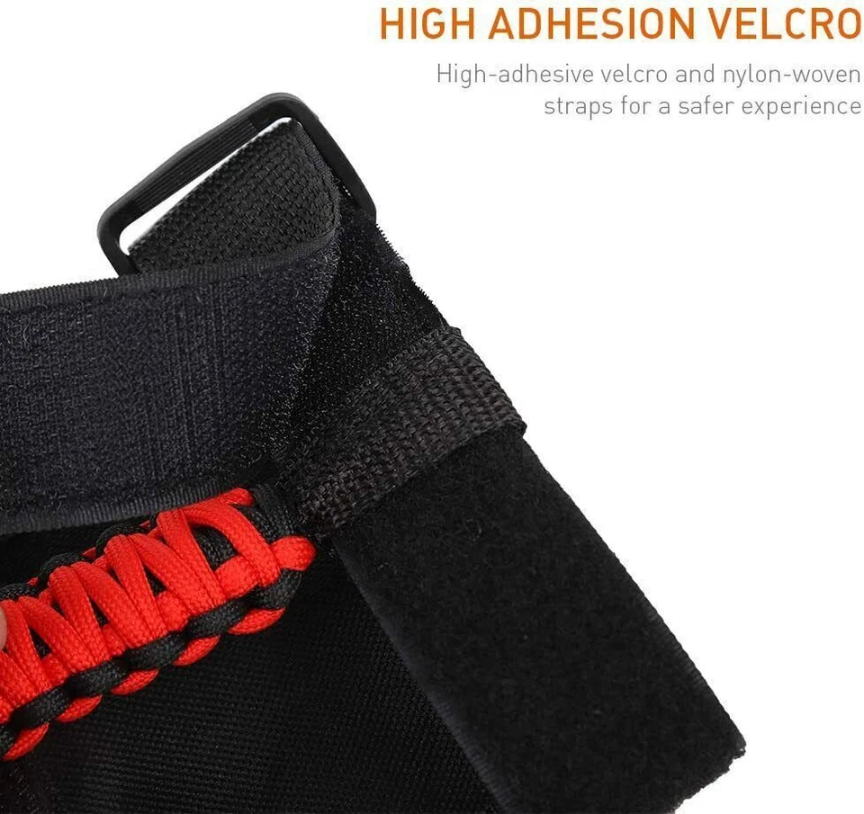 2Pcs Red Roll Bar Grab Grip Handles For Jeep Wrangler Tj Jk Jl Jt Accessories