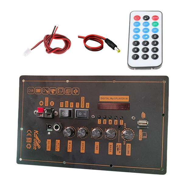Placa de Amplificador de Audio Bluetooth 5.0 de Doble Canal para Teléfonos de Computadoras de Automóviles