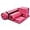 Pink, variant on EnjinZZ 7-Piece Set - Include Yoga Mat with Carrying Strap, 2 Yoga Blocks, Yoga Mat Towel, Yoga Hand Towel, Yoga Strap and Yoga Knee Pad, Multiple Options