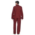 thumbnail image 4 of Ashford & Brooks Mens Flannel Plaid Pajamas Long Pj Set, 4 of 5